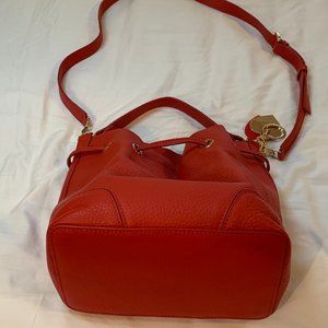 Furla Leather Hobo Bag Red